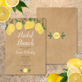 Rustikales Bridal Brunch Brautparty Einladung