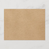 Rustikales Bridal Brunch Lemon Brautparty Ankündigungspostkarte (Rückseite)