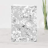 Rustikales Brush Letting Just Married Foto Dankeskarte (Rückseite)