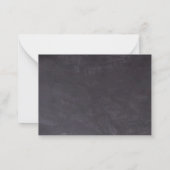 Rustikales Budget Eukalyptus Wedding speichern das Mitteilungskarte (Rückseite)