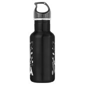 Rustikales Buffalo-Hirschwolf-Bärenmuster jeder Fa Trinkflasche (Rückseite)