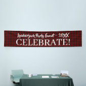 Rustikales Buffalo Kariert Celebrate individuell a Banner (Messeveranstaltung)