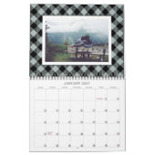 Rustikales Buffalo Kariert Foto Kalender (Jan 2027)