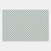 Rustikales Buffalo Kariert Karo Pattern Geschenkpapier Set (Vorderseite 3)