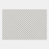 Rustikales Buffalo Kariert Karo Pattern Geschenkpapier Set (Vorderseite 3)