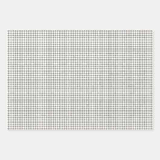 Rustikales Buffalo Kariert Karo Pattern Geschenkpapier Set (Vorderseite 2)