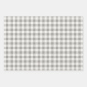 Rustikales Buffalo Kariert Karo Pattern Geschenkpapier Set (Vorderseite)