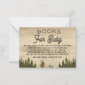 Rustikales Buffalo Karo Wild One Books for baby Mitteilungskarte (Vorderseite)