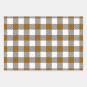 Rustikales Buffalo Plaid Pattern Geschenkpapier Set (Vorderseite 2)