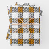 Rustikales Buffalo Plaid Pattern Geschenkpapier Set (Beispiel)