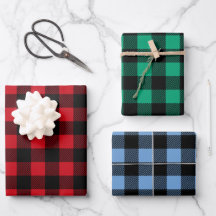 Rustikales Buffalo Plaid Pattern