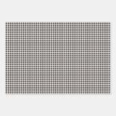 Rustikales Buffalo und Buffalo Kariertes Muster Geschenkpapier Set (Vorderseite 2)