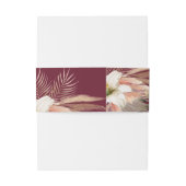 Rustikales Burgund-Floral Wedding Bly Band (Rückseitenbeispiel)