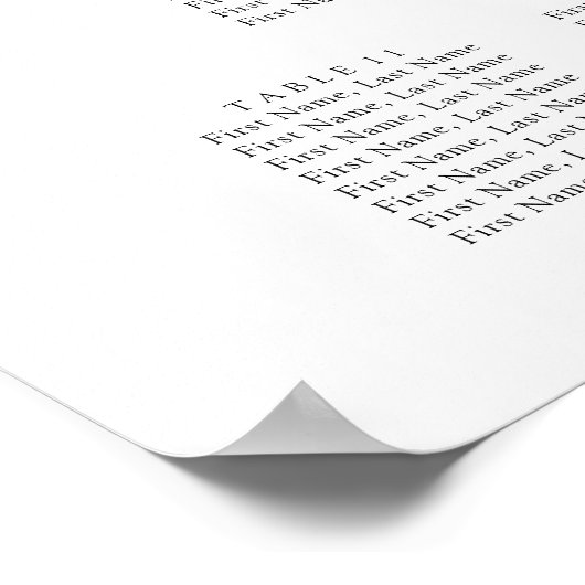 Rustikales Burgunder Blumenzwiebeln 14 Tafelübersi Poster (Ecke)