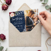 Rustikales Burgundy Blue String Lights Wedding Fot Save The Date