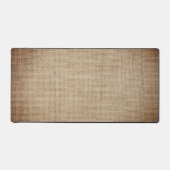 Rustikales Burlap-Bild Schreibtischunterlage (Vorderseite)