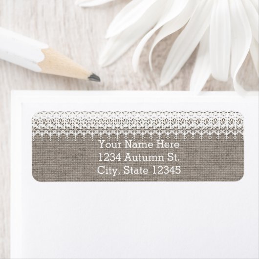 Rustikales Burlap & elegantes Hochzeitsessen (Insitu)