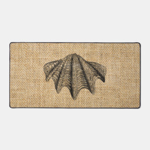 Rustikales Burlap-Foto-Image - Ähnliches Design Schreibtischunterlage