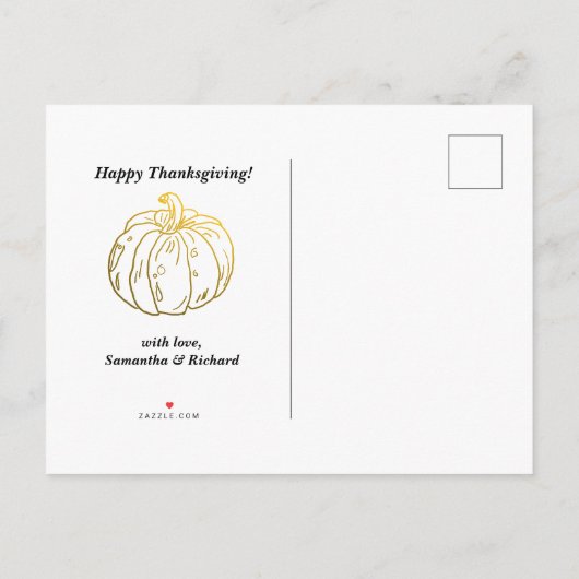 Rustikales Burlap Wasserfarbe Pumpkin Fall Moving Ankündigungspostkarte (Rückseite)