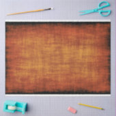 Rustikales Burnt Orange Textur Hintergrund Decoupa Seidenpapier (Basteln)