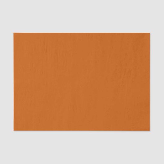 Rustikales Burnt Orange Tissue Seidenpapier (Vorderseite)