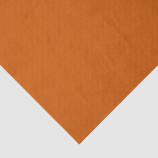 Rustikales Burnt Orange Tissue Seidenpapier (Ausschnitt)