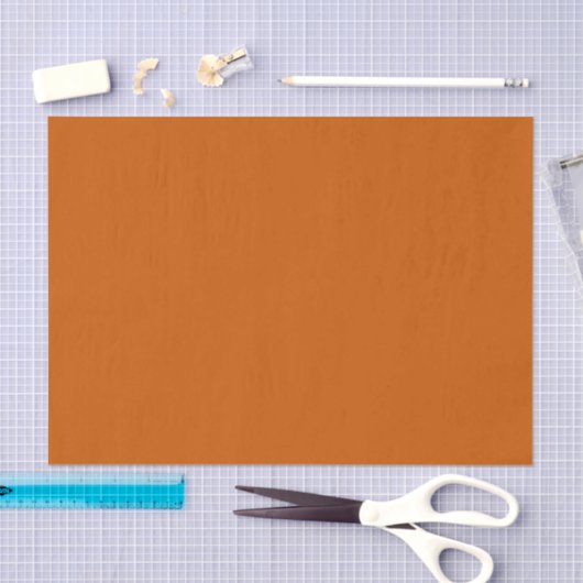 Rustikales Burnt Orange Tissue Seidenpapier (Handwerk)