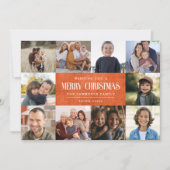 Rustikales Burnt Orange Weihnachten 10 Fotos Colla (Vorderseite)