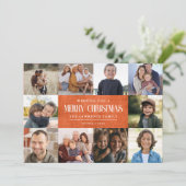 Rustikales Burnt Orange Weihnachten 10 Fotos Colla (Stehend Vorderseite)