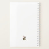 Rustikales Business Personalisiert Medium Spirale Notizblock (Rückseite)