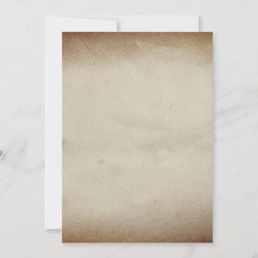 Rustikales Cactus Empty Nest Party Einladung (Rückseite)