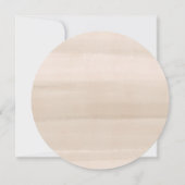 Rustikales Cactus Floral Brautparty Einladung (Rückseite)