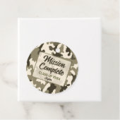 Rustikales Camouflage Earthy Shades Brown & Tan Geschenkanhänger (Beispiel)