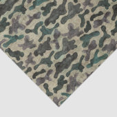 Rustikales Camouflage-Muster Seidenpapier (Detail)