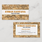 Rustikales Camouflage Visitenkarte (Vorne/Hinten)