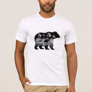 Rustikales Camping-Abenteuer-Design" T-Shirt