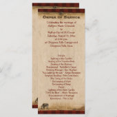 Rustikales Camping Glamping Natureisenprogramm Programm (Vorne/Hinten)