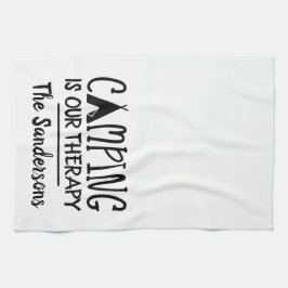 Rustikales Camping ist unser therapeutischer Zelt  Geschirrtuch