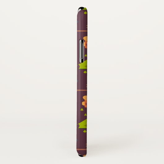 Rustikales Camping Muster Zelte und Gitarren Case-Mate iPhone Hülle (Hinten/Rechts)