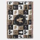 Rustikales Camping Outdoor Adventure Decke (Vorderseite Vertikal)