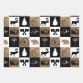 Rustikales Camping Outdoor Adventure Geschenkpapier Set (Vorderseite 3)