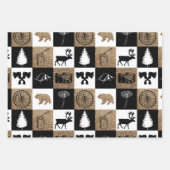 Rustikales Camping Outdoor Adventure Geschenkpapier Set (Vorderseite 2)