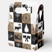 Rustikales Camping Outdoor Adventure Geschenkschachtel (Geöffnet)