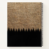 Rustikales Camping Outdoor Adventure Notizblock (Rückseite)