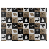 Rustikales Camping Outdoor Adventure Schneidebrett (Vorderseite)