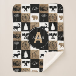 Rustikales Camping Outdoor Adventure Sherpadecke