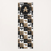 Rustikales Camping Outdoor Adventure Yogamatte (Vorderseite)