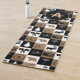 Rustikales Camping Outdoor Adventure Yogamatte