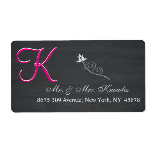 Rustikales Chalkboard 3d Monogram Script