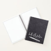Rustikales Chalkboard Artist Doodles Sketchbook Notizblock (Innenseite)